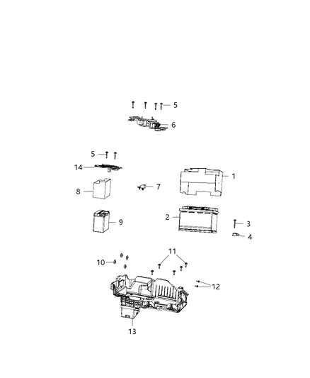 Battery Storage Diagram for BBAH6650AB