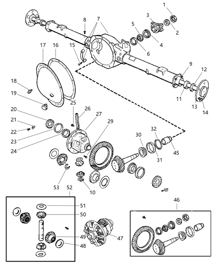 Gear Kit Ring And Pinion Diagram for 4882132AB