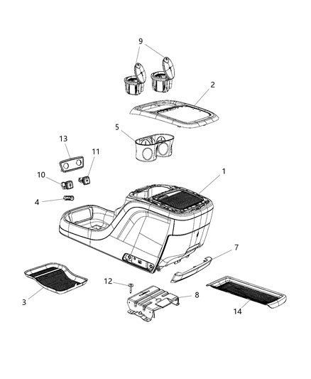 End Cap Console Diagram for 6EJ87PD2AA