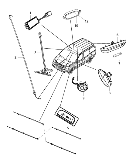 Lamp Door Diagram for 1ET06LTUAD