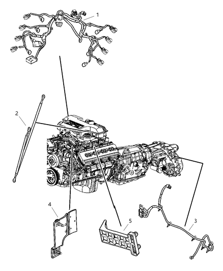 2007 Dodge Ram 2500 Wiring Engine Diagram for 4801400AC