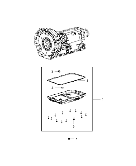 Decal Transmission Diagram for 52854857AA