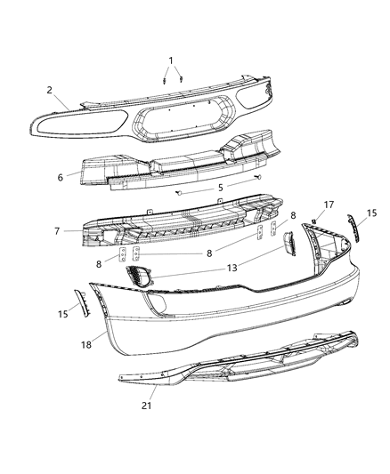 1990 Jeep Wagoneer Bracket Fascia Fascia Support Diagram for 68163966AB