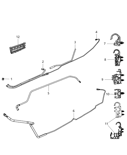 Clip 5 Way Diagram for 52102603AF