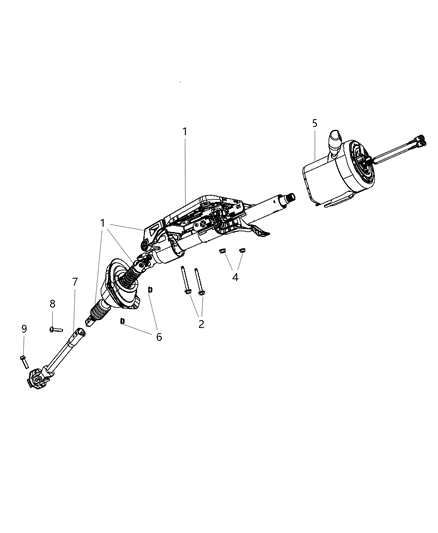 Coupling Steering Diagram for 68083594AC