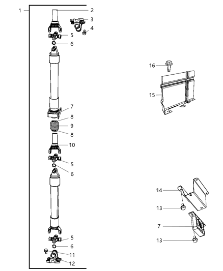 1995 Chrysler Sebring Clamp Boot Diagram for 5080880AA