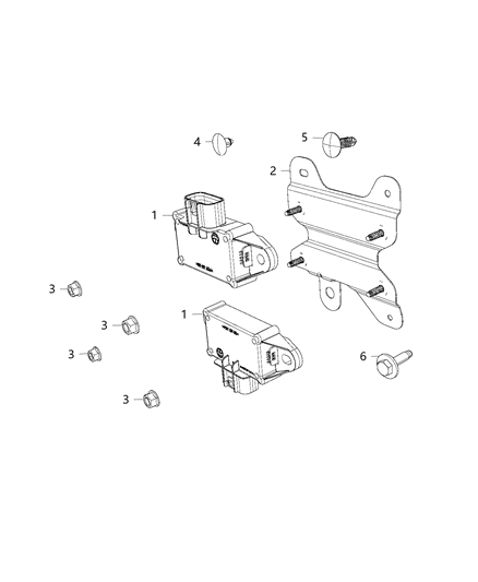 Module Fuel Pump Control Diagram for 68316470AB