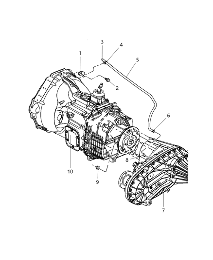 Transfer Case Nvg271 See Note Diagram for 52123022AA