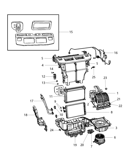 Drain Heater And A/C Diagram for 4677716AC