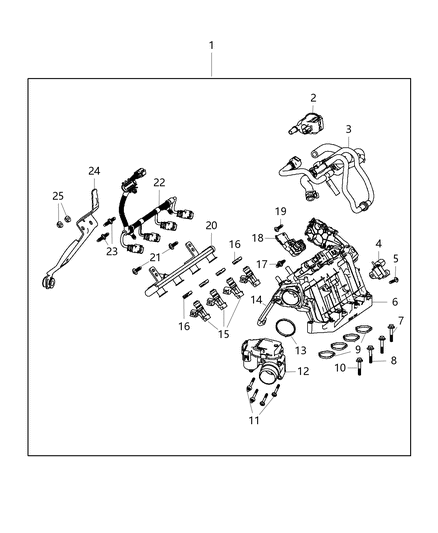 2003 Chrysler Sebring Hose Purge Diagram for 4627466AC