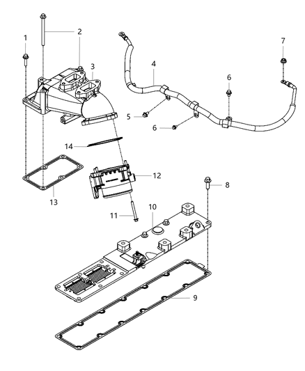 2004 Dodge Sprinter 3500 Wiring Engine Air Intake Heater Diagram for 68206017AA