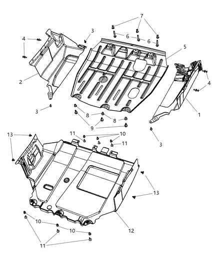 Hook Mat To Carpet Diagram for 5023234AA