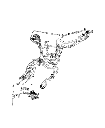 2017 Chrysler Pacifica Auxiliary Pump Diagram for 68237841AA