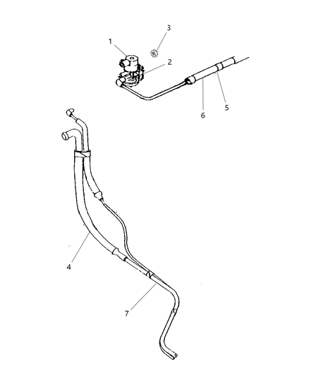 Harness Canister Purge Diagram for 52102698AC
