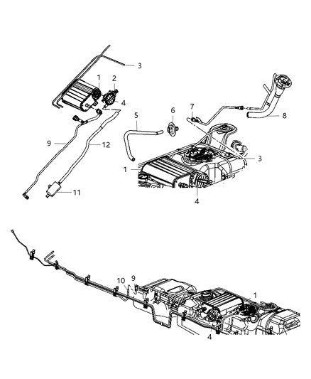 Canister Vapor Diagram for 4891747AB