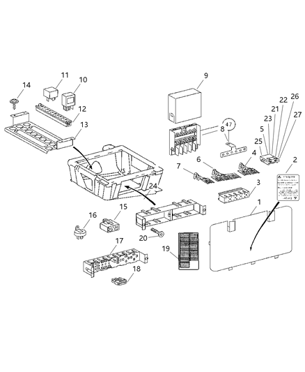 Relay Diagram for 5103551AA