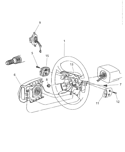Wheel Steering Diagram for QY07LAZAA