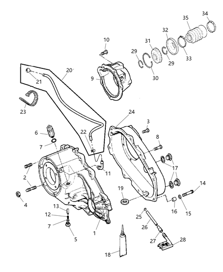 2004 Jeep Liberty Clamp Boot Diagram for 5072310AA