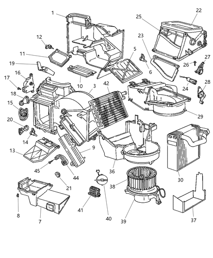 Motor Blower With Wheel Diagram for 4644811