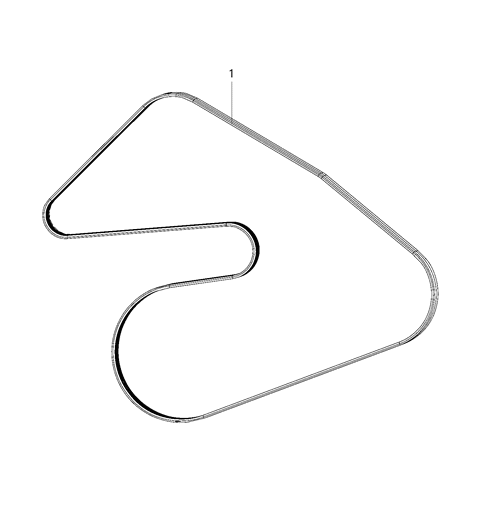2020 Jeep Compass Serpentine Belt Diagram for 5281760AA