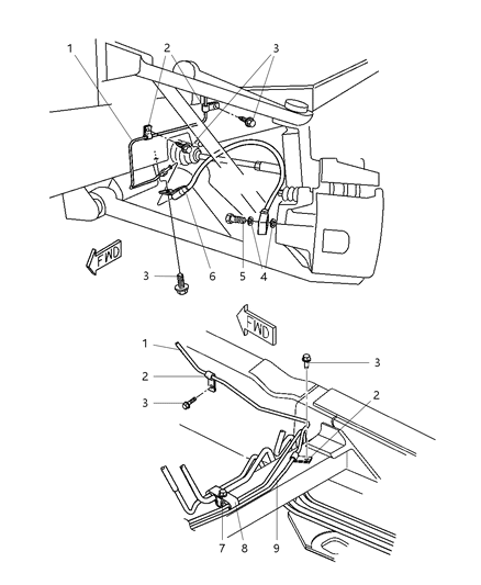 2013 Dodge Durango Clip Fuel Bundle Diagram for 4815246