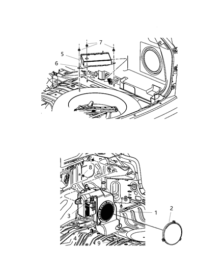 Amplifier Diagram for 5064353AP