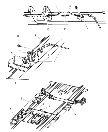 Equalizer, Parking Brake Cable Diagram for 4683287