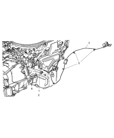 2007 Dodge Grand Caravan Cord Engine Block Heater Diagram for 4686948AD