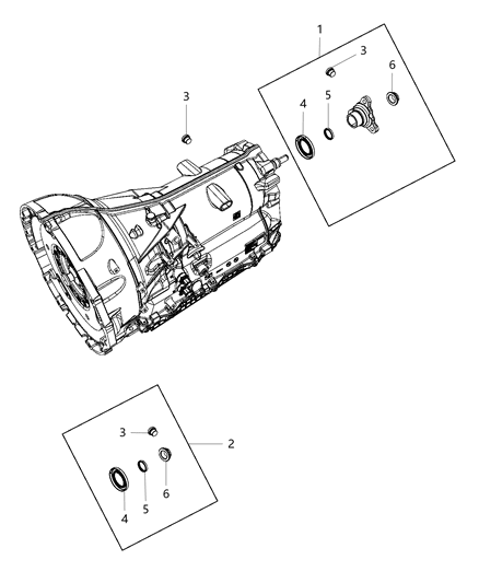 Flange Output Diagram for 68261507AA