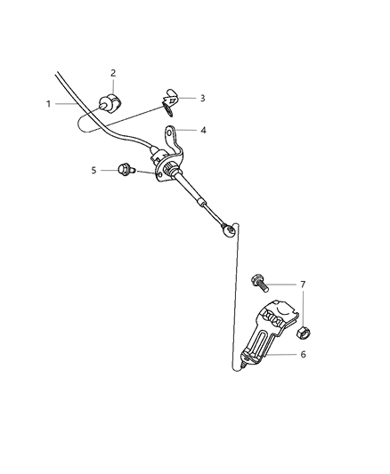 Cable Shift Diagram for 55366259AA