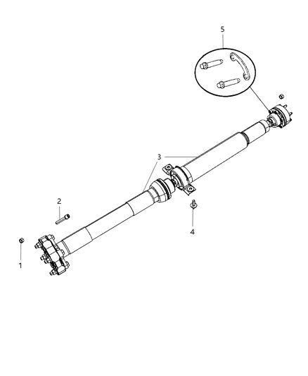 Stud And Washer Two End Diagram for 6509547AA