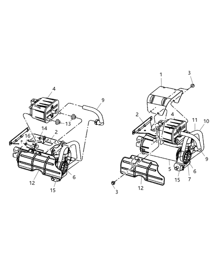 Pump Leak Detection Diagram for 4891416AB