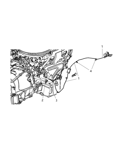 Cord Engine Block Heater Diagram for 68194731AA