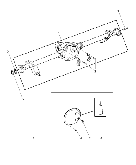 Bearing Assembly, Axle Shaft 1995 Diagram for 83503064