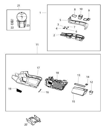 1996 Chrysler Cirrus Cap Power Outlet Ignition Feed Diagram for 5026968AA