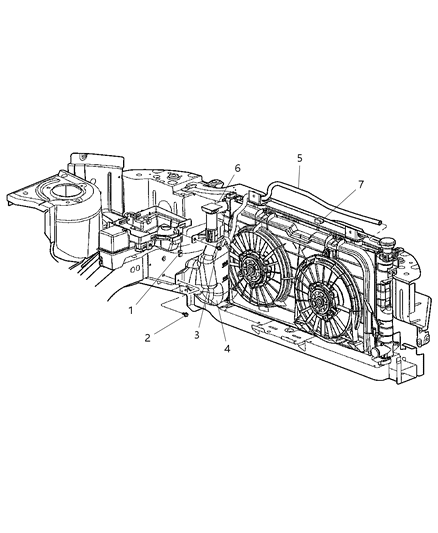 Bottle Coolant Reserve Diagram for 4677459AD