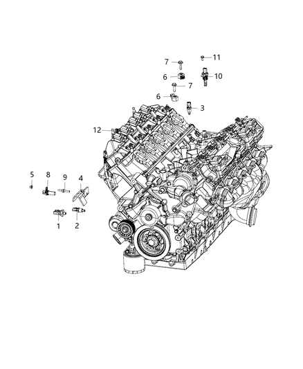 2016 Dodge Viper Stud Double Ended Diagram for 6508686AA