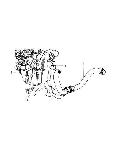 2016 Chrysler Town & Country Cooler Engine Oil Diagram for 5037523AA