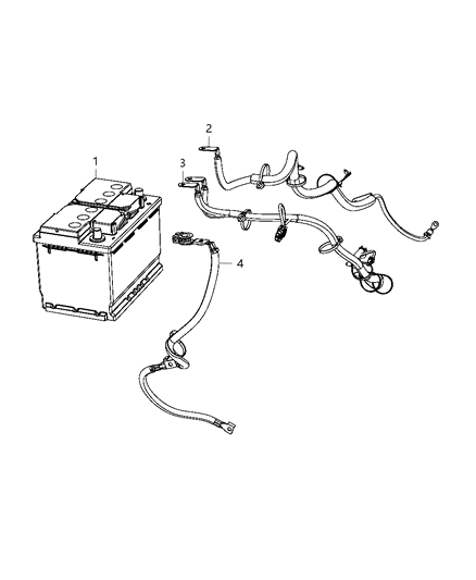 2000 Chrysler Sebring Wiring Battery Negative Diagram for 68160390AC