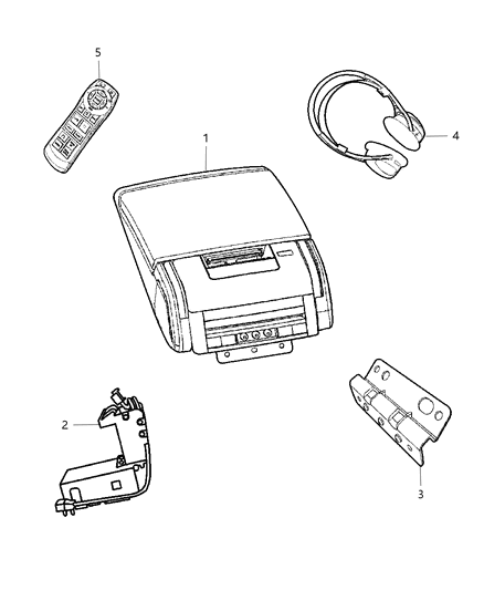 Cap Screw Cover DVD Player Diagram for 1DR821DVAA