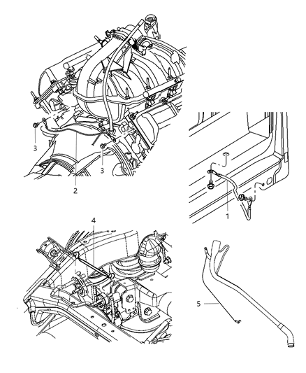 2012 Ram 2500 Strap Ground Diagram for 52122459AE