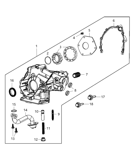 Bolt And Coned Washer Hexagon Head M6X1.00X32.00 Diagram for 6106004AA