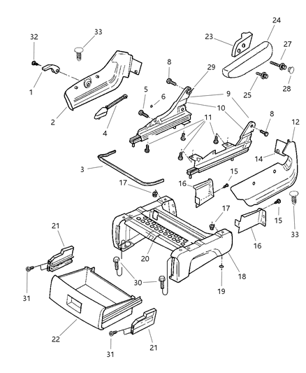 Shield Side Seat Diagram for QB811C3