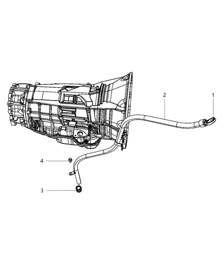 2025 Jeep Grand Wagoneer L Indicator Transmission Fluid Level Diagram for 53034119AA