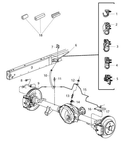 Stud Double Ended .312 - 18/.312 - 18X2.25 Diagram for 6036754AA