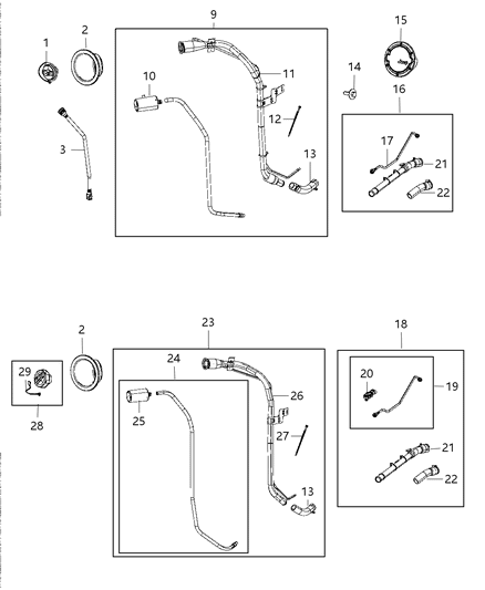 Detector Evaporative System Integrity Module Diagram for 4861962AB
