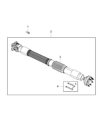 1984 Jeep J20 Bolt Hexagon Flange Head Diagram for 6508553AA