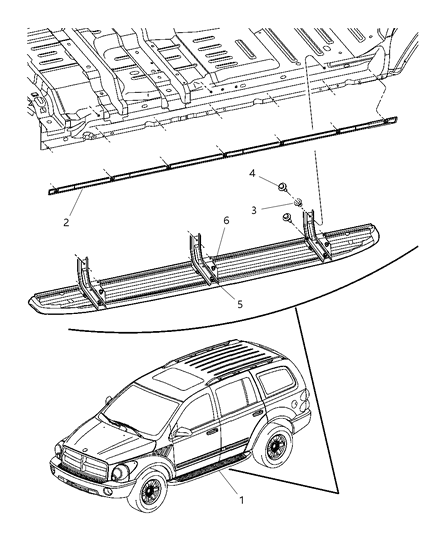 Running Board Board Diagram for 5HN32WS2AD