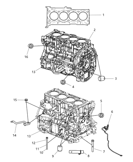 Bolt [M10X1.25X76] Diagram for MN163822