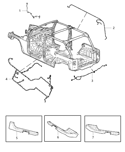 Wiring Hardtop Diagram for 68088037AA